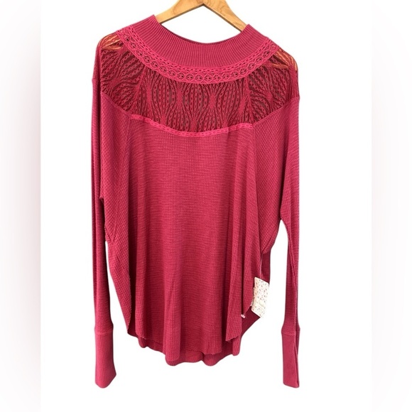 Free People Spring Valley Waffle Knit Top - Picture 5 of 12